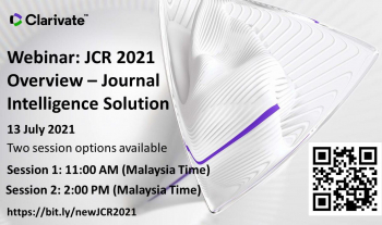 Webinar: JCR 2021 Overview - Journal Intelligence Solution