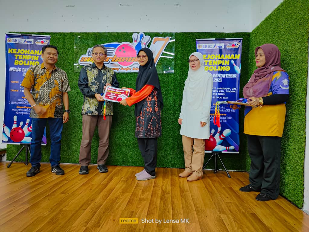 Tenpin Bowling UMP women’s team won gold medal in 2023 East Coast IPT Tenpin Bowling Championship Series 3