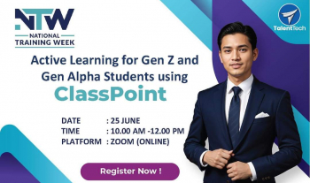 National Training Week 2024: Engaging Gen Z and Gen Alpha in Active Learning Using Classpoint