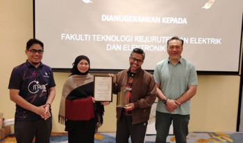 Fakulti Teknologi Kejuruteraan Elektrik Dan Elektronik UMPSA memenangi Anugerah Fakulti Terbaik Tahun 2024 kategori Perundingan