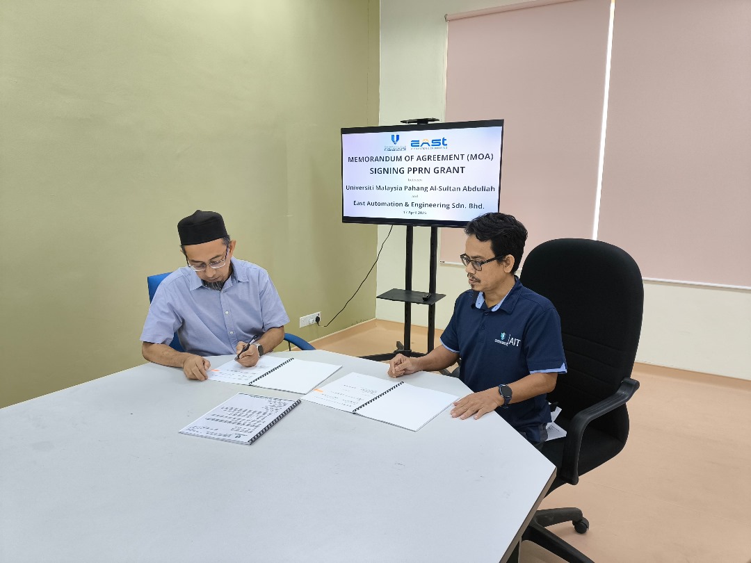MOA Signing Ceremony – PPRN Grant Awarded to FTKEE, UMPSA