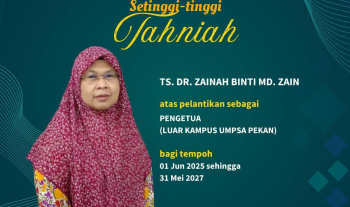 Pemakluman Pelantikan Baharu Jawatan Giliran UMPSA