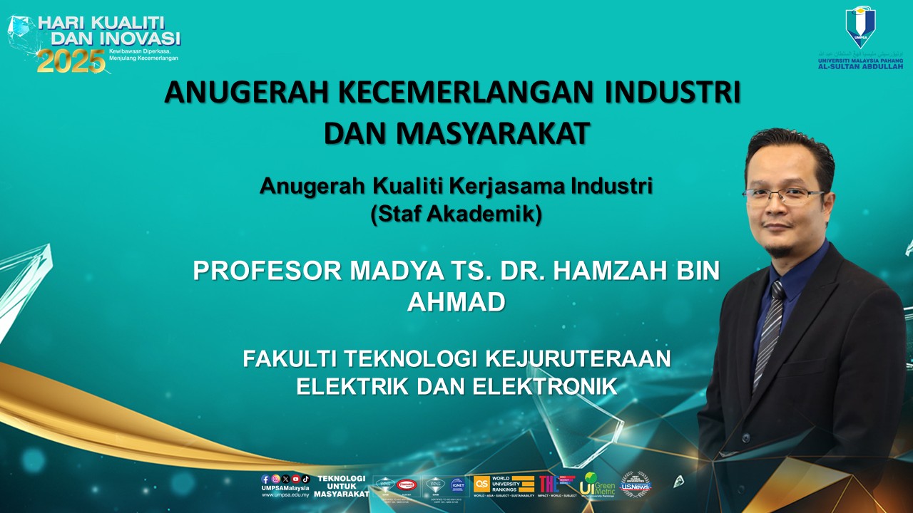Penerima Anugerah Kualiti Kerjasama Industri Kategori Staf Akademik