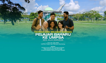 Tahniah Dan Selamat Datang Pelajar Baharu Ke UMPSA Sesi Julai 2025/2026