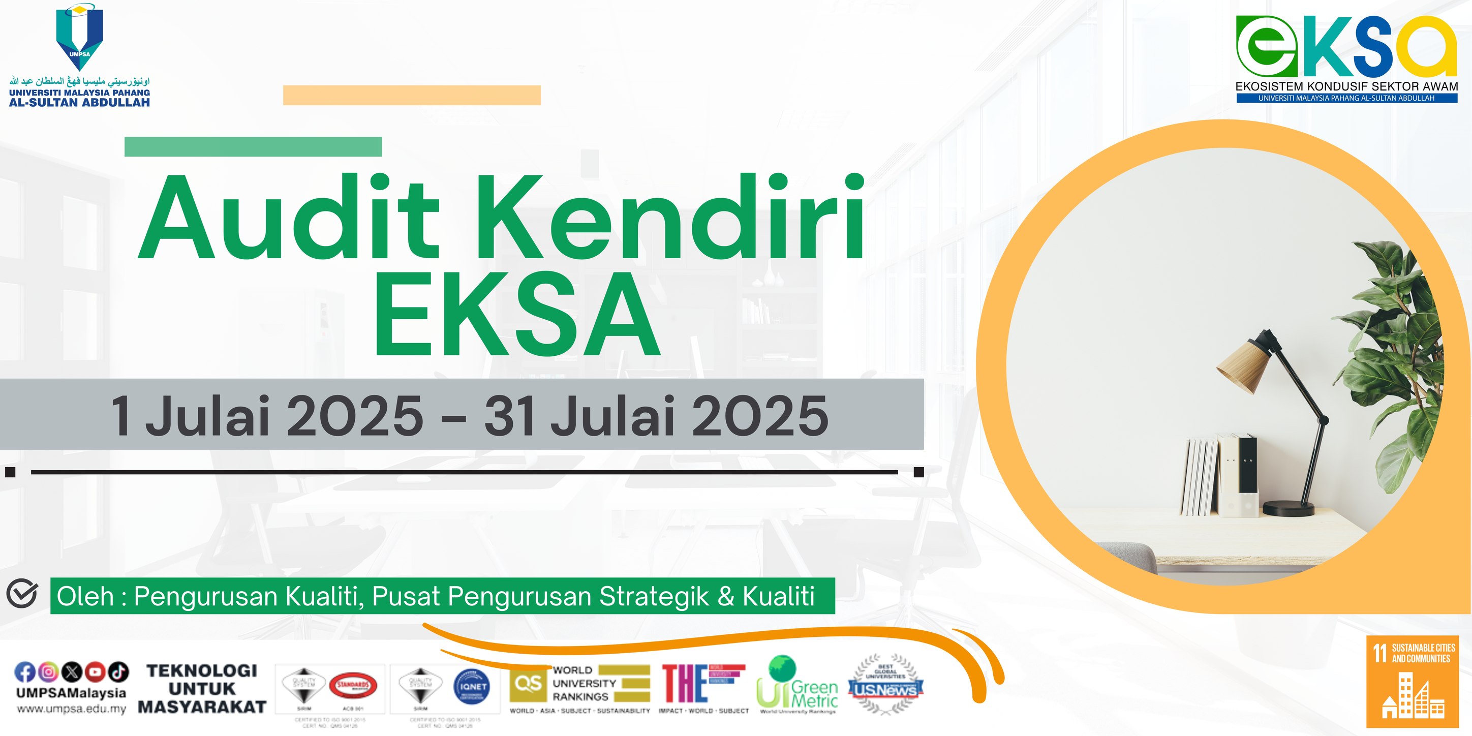 Pelaksanaan Audit Kendiri Mengikut Zon Masing-masing [1 Julai 2025 - 31 Julai 2025]
