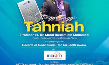 TNCHEPA UMPSA terima Anugerah Decade of Dedication: Ten for Tenth Award