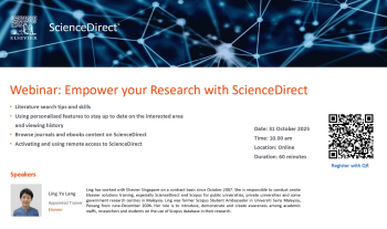 Webinar: Empower Your Research with ScienceDirect