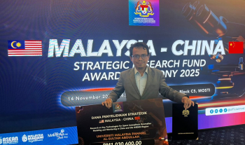 UMPSA Continues to Excel: FTKEE Researcher Recognised in 8 Malaysia–China SRF Projects Worth RM10.47 Million