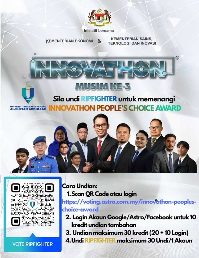 Panduan Undian Astro Innovathon Best People Choice Award RIPFIGHTER