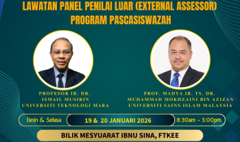 Sesi Lawatan Panel Penilai Luar (External Assessor)