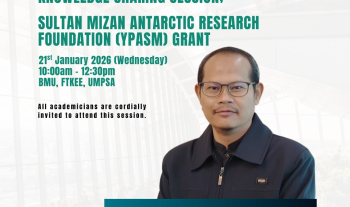 Knowledge Sharing Session: YPASM Grant by Assoc. Prof. Ir. Dr. Muhamad Zahim Sujod
