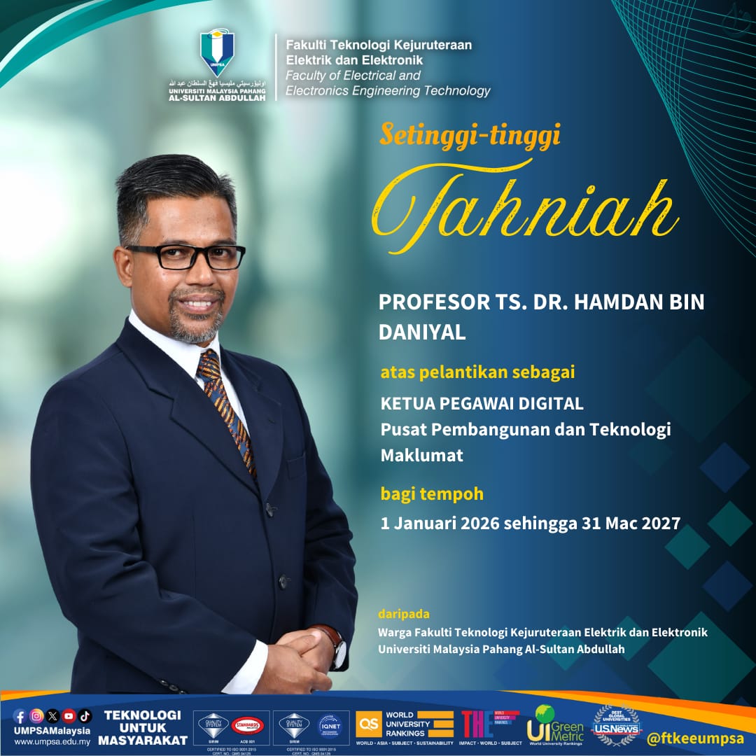 Pemakluman Pelantikan Baharu Jawatan Giliran UMPSA