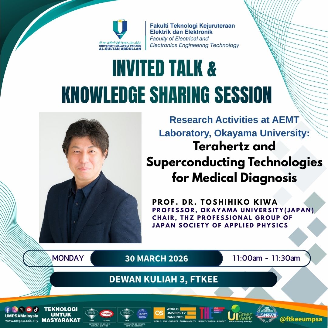 Knowledge Sharing Session by Prof. Dr. Toshihiko Kiwa from Okayama University
