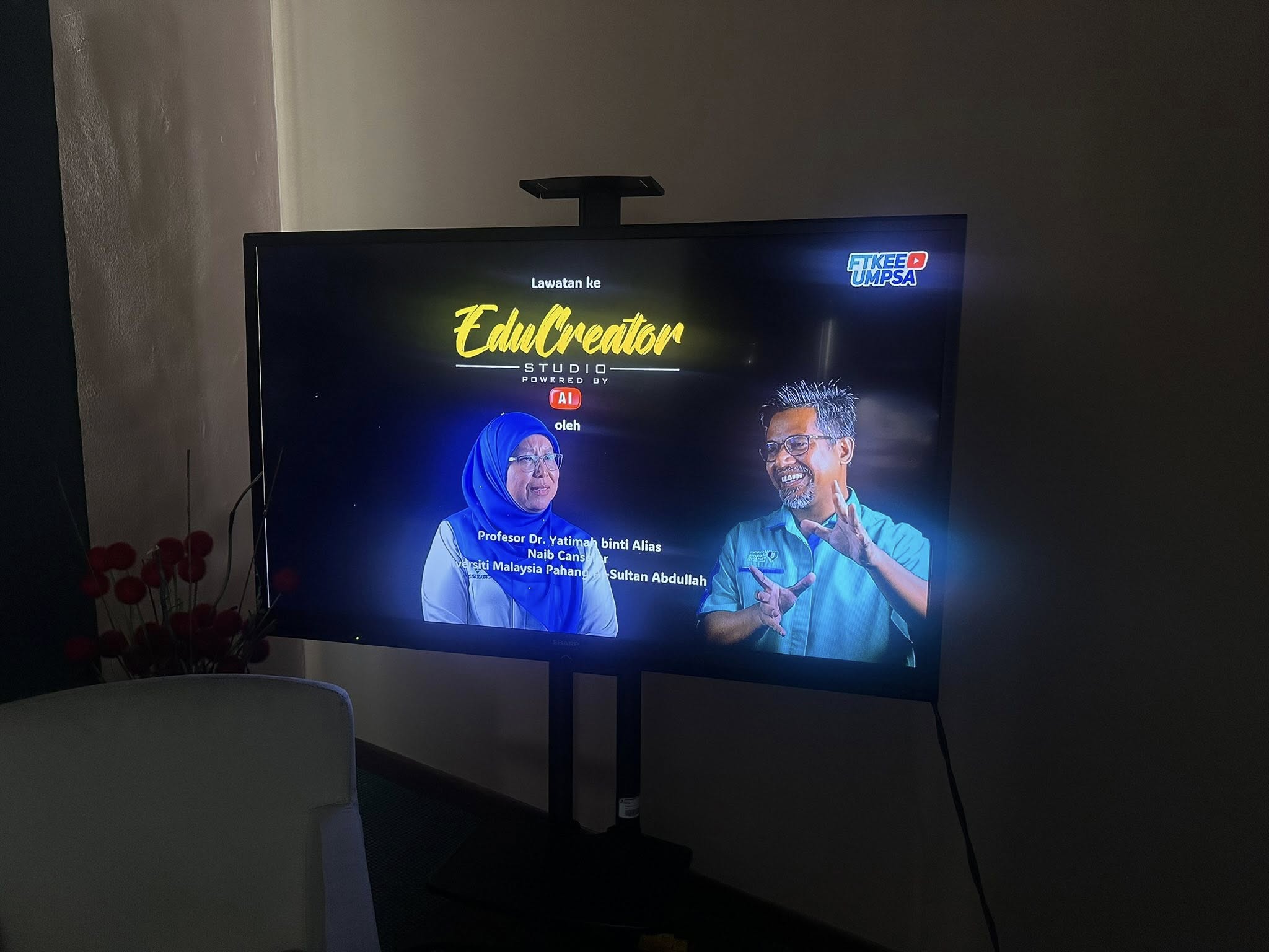 Lawatan Naib Canselor UMPSA ke EduCreator Studio FTKEE