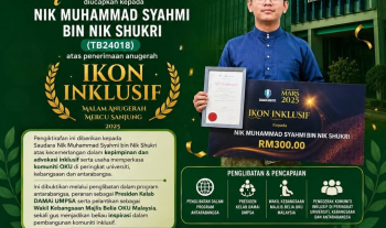 Ikon Inklusif Nik Muhammad Syahmi Nik Shukri (TB24018) 