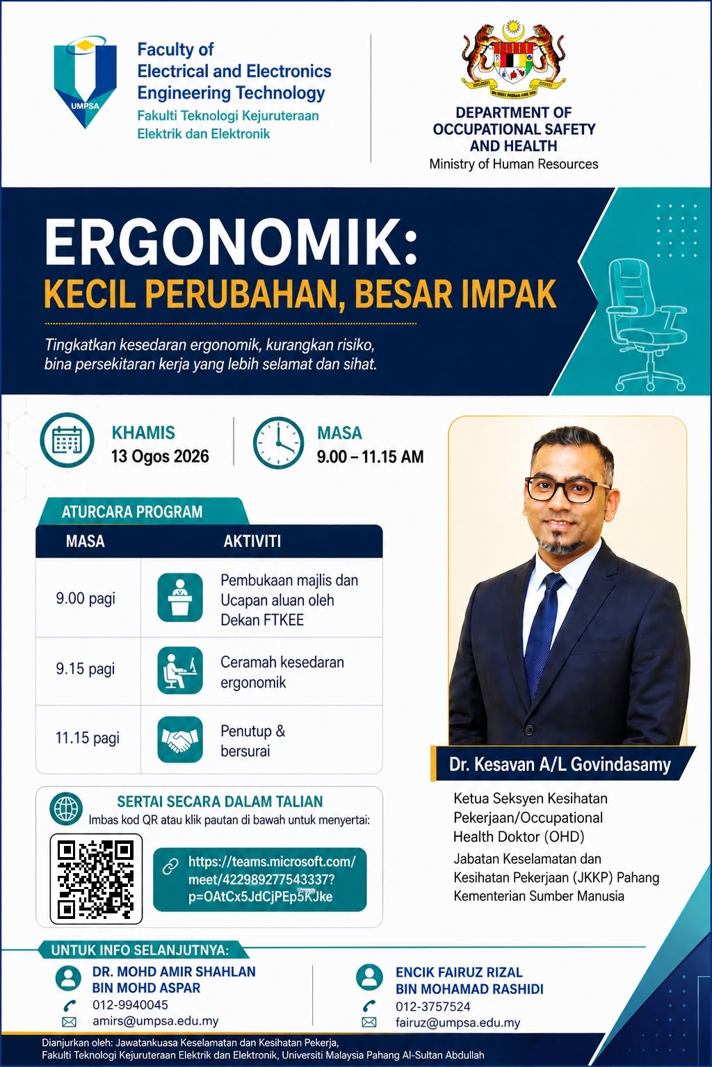 Ergonomik: Kecil Perubahan, Besar Impak