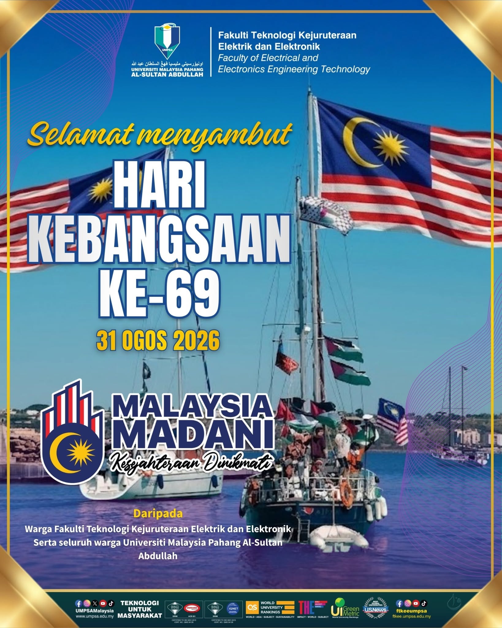 Selamat Menyambut Hari Kebangsaan Ke-69 kepada seluruh warga Malaysia