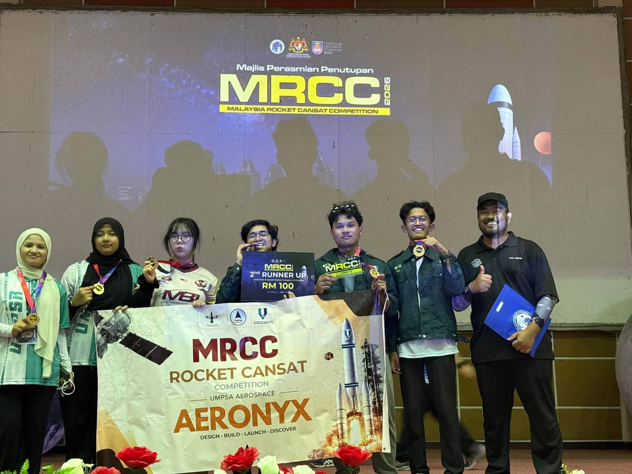 AERONYX UMPSA Raih Tempat Ketiga MRCC 2026, Pelajar FTKEE UMPSA Turut Cetus Kejayaan